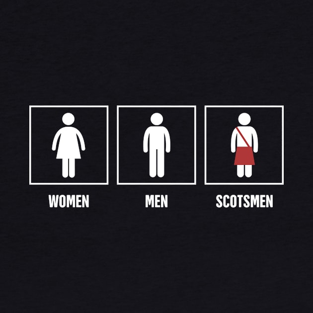 Funny Scotsmen Kilt Design by MeatMan